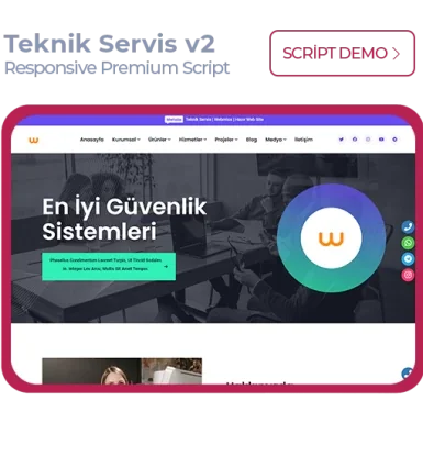 Teknik Servis v2 Premium Script
