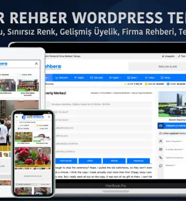 Safir Rehber Wordpress Teması